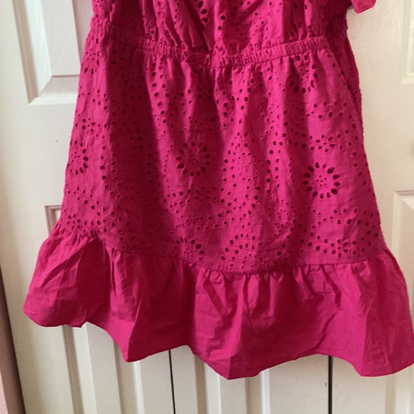 Cider Plus Size Pink Eyelet Dress NWT - Picture 2 of 7
